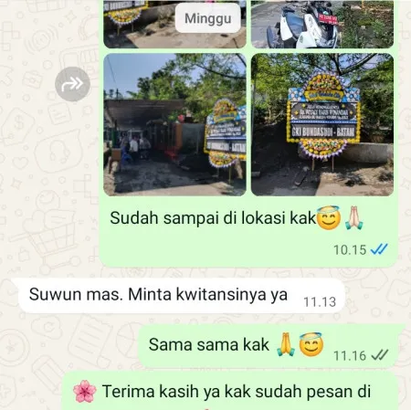 Pengiriman Papan Bunga Duka Kedungkandang