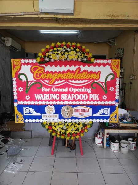 Papan Bunga Ucapan Selamat Kedungkandang