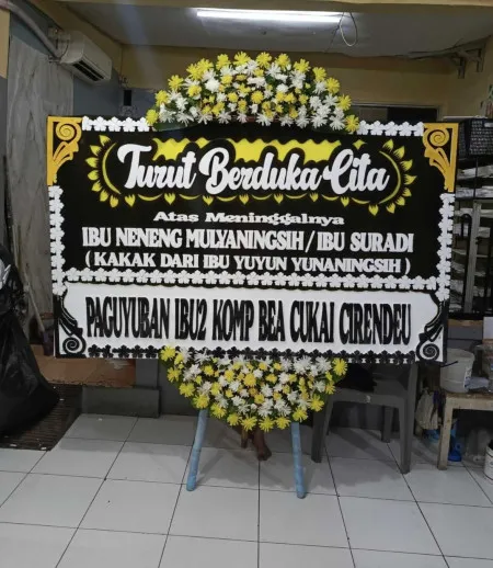 Papan Bunga Duka Kedungkandang